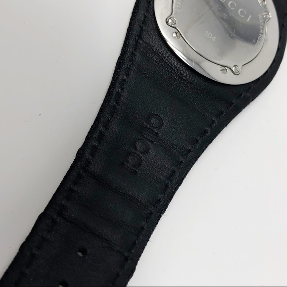 Gucci Ladies G Monogram Logo Fabric Watch - Picture 5 of 12